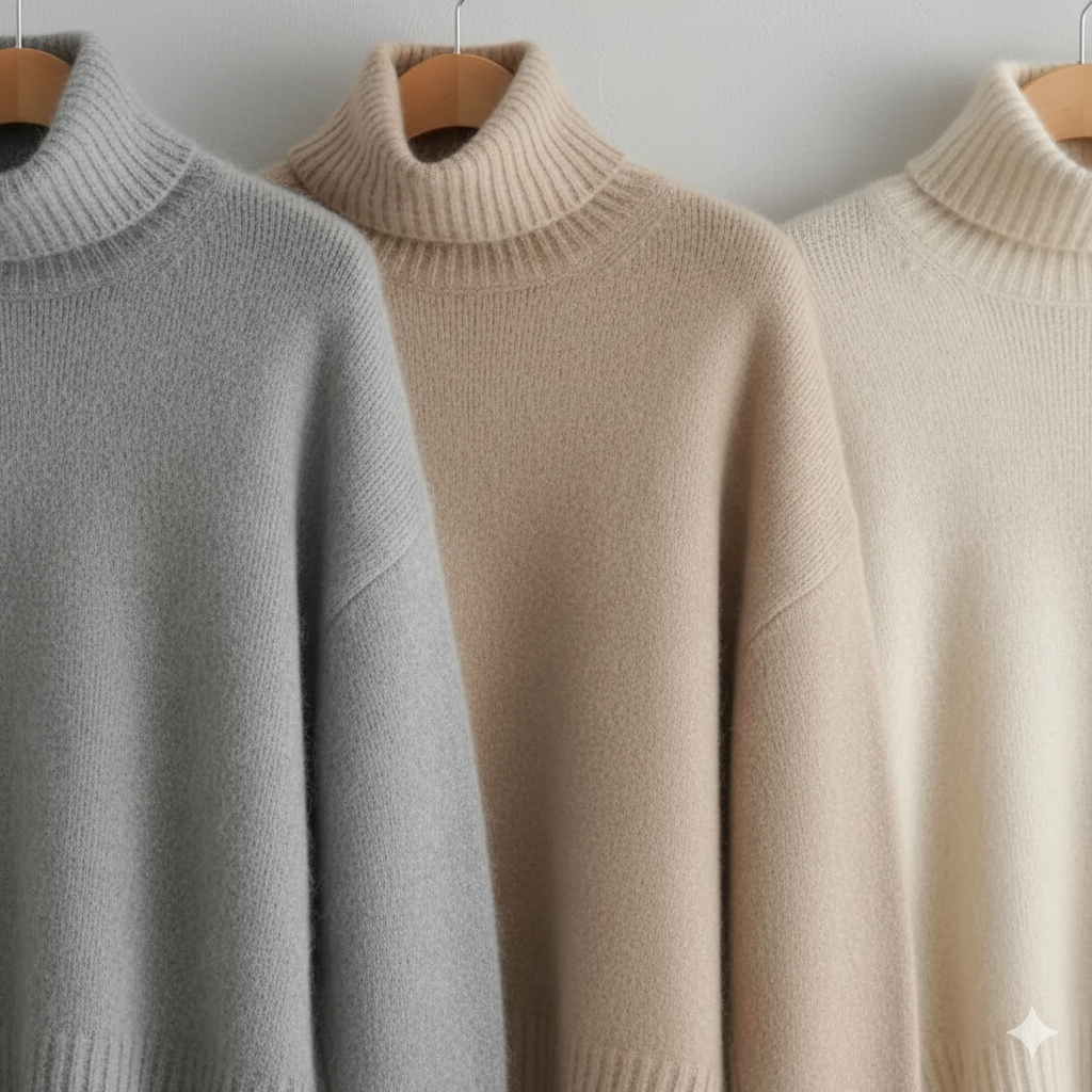 Maglione a collo alto
