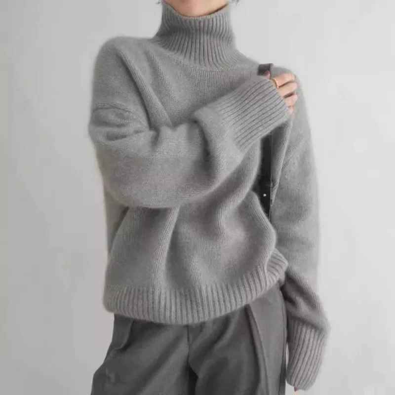 Maglione a collo alto