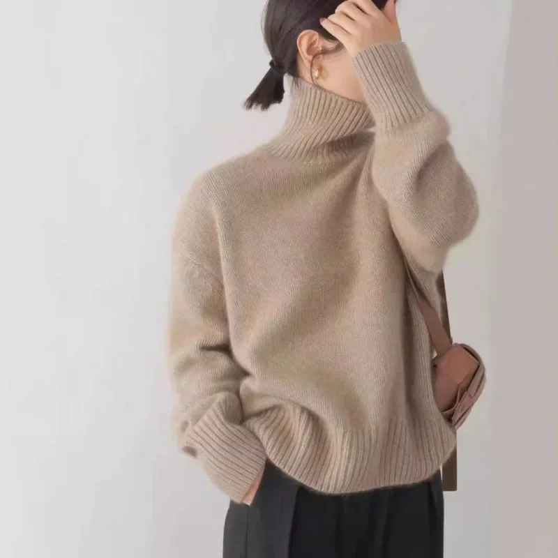 Maglione a collo alto