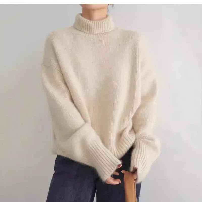 Maglione a collo alto