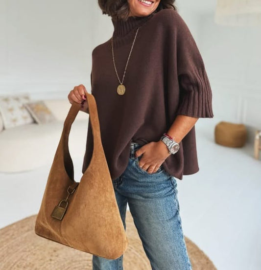 Maglia oversize manica 3/4