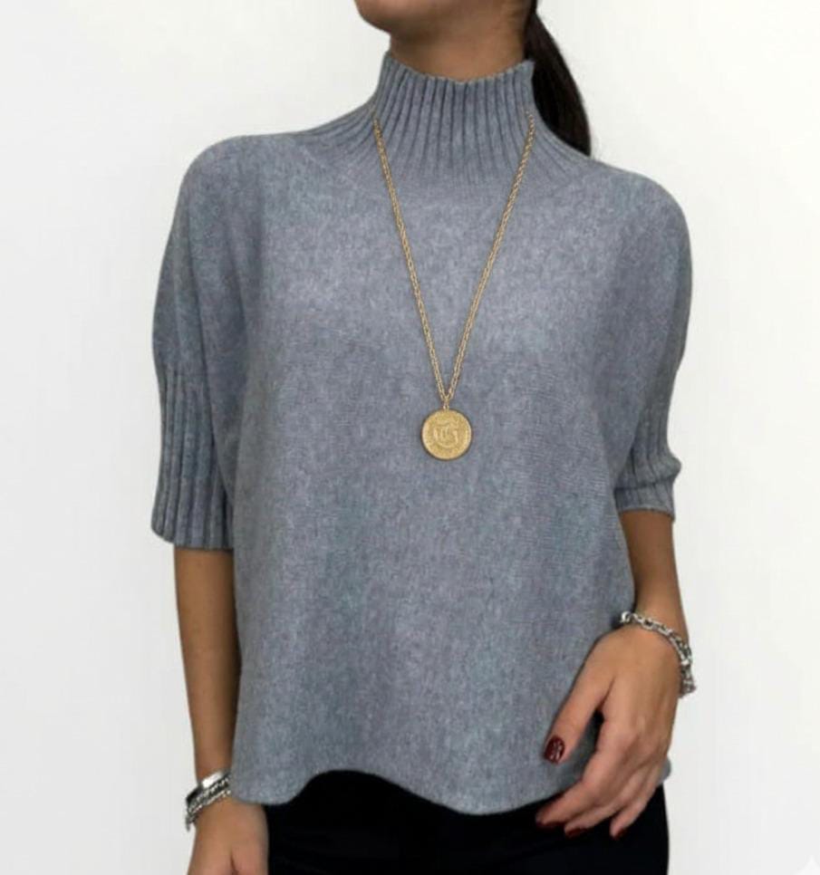 Maglia oversize manica 3/4