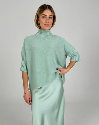 Maglia oversize manica 3/4