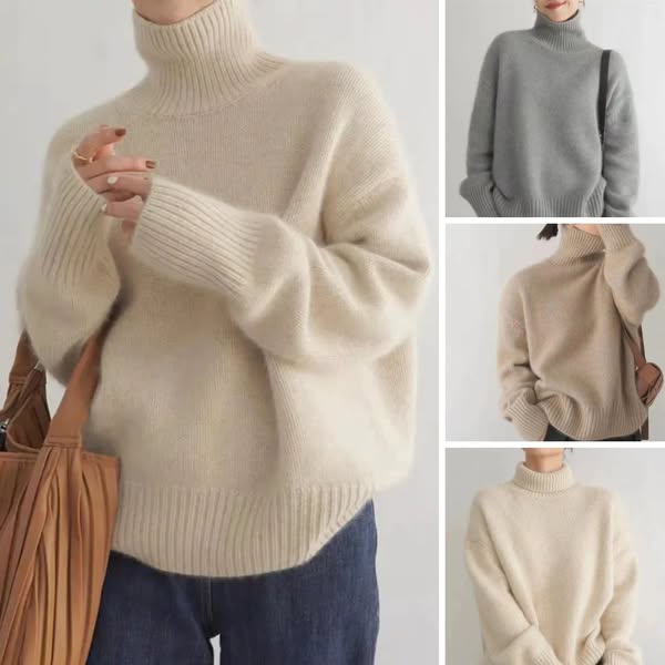 Maglione a collo alto